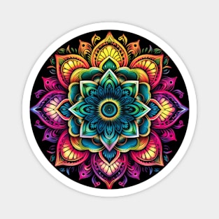 Mandala Flower Pattern Magnet